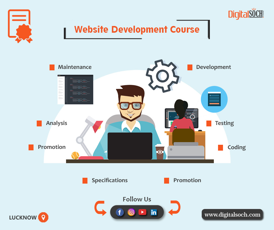 Website Development Course Lucknow-Web Development Course Lucknow-Website Designing Course Lucknow-Digital Soch